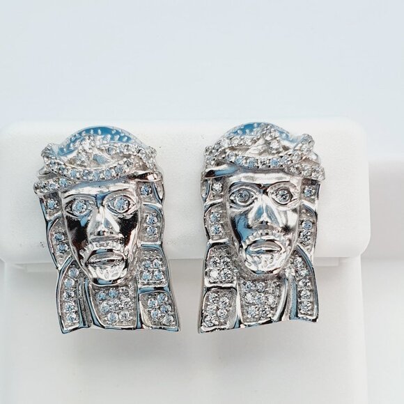 "925 Sterling Silver Cubic Zirconia Earrings, U19254808 - Picture 5 of 11